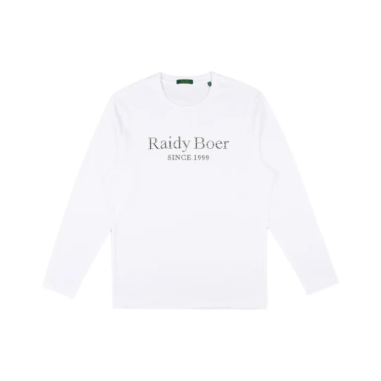 Raidy Boer 2025 AUTUMN Длинный рукав Т-рубашка Мужская