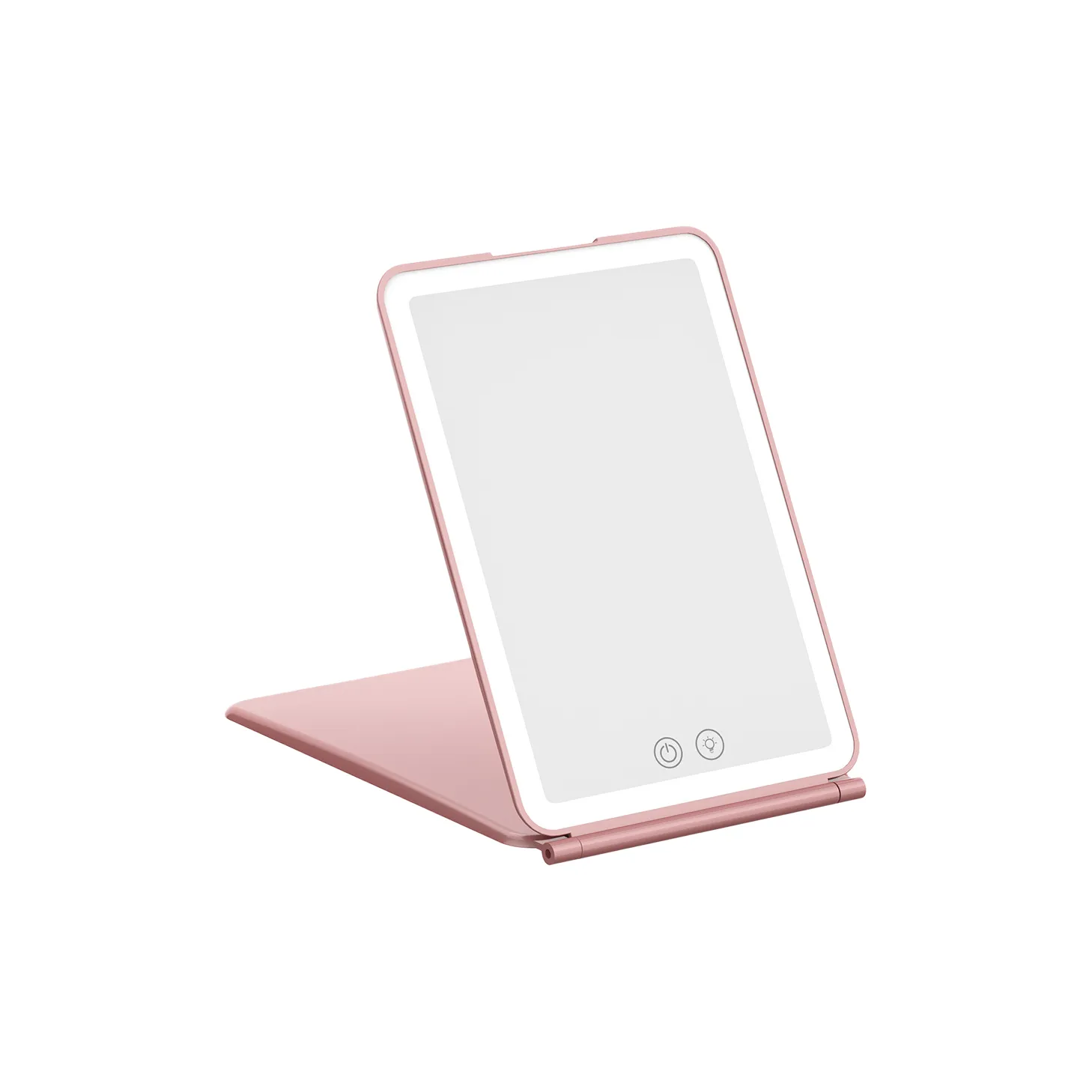 OLOEY Карман с клапаном Планшет Зеркальце с LED Свет MAKE UP Зеркала Складной Зеркальце