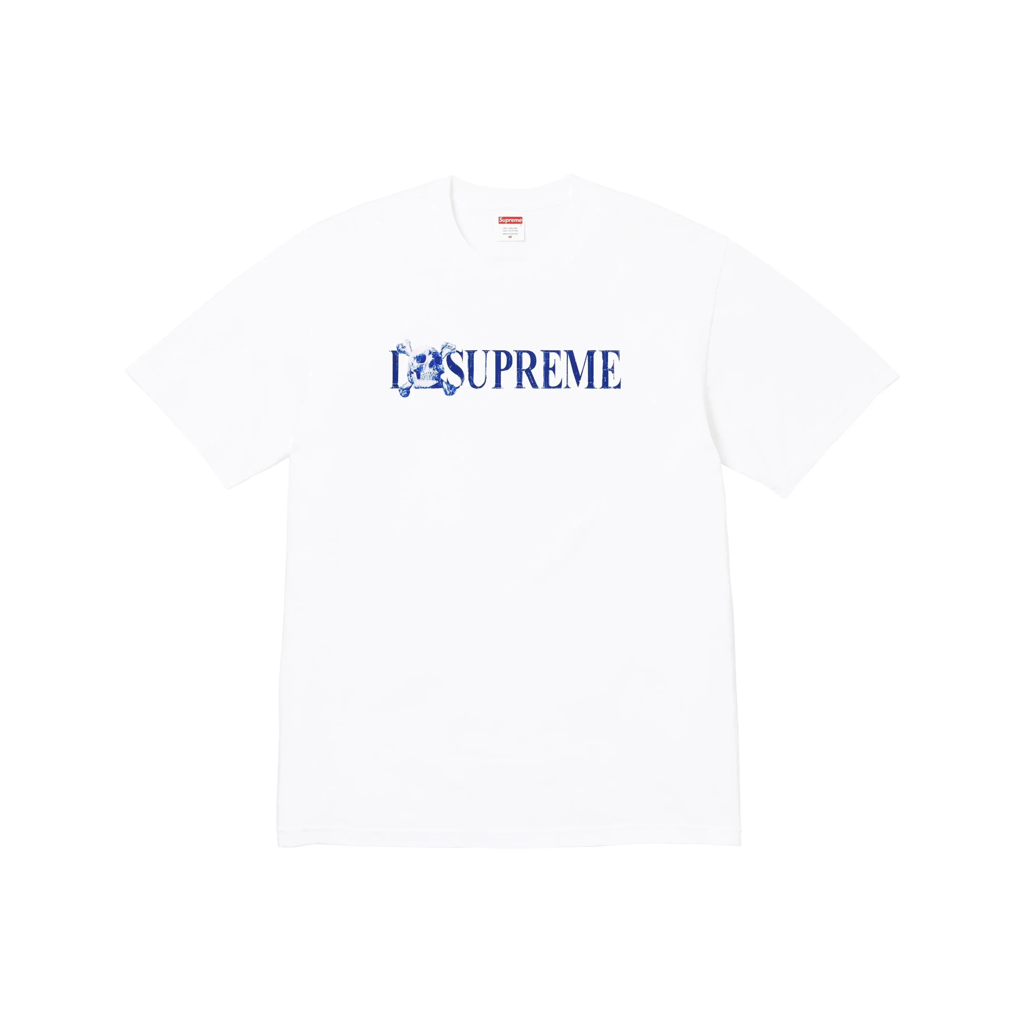 Supreme FW25 WEEK1 Черепа Tee T-Shirt Рубашка Унисекс