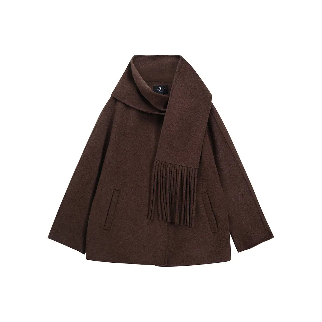 7 FOR Все MANKIND Шерстяное пальто женское