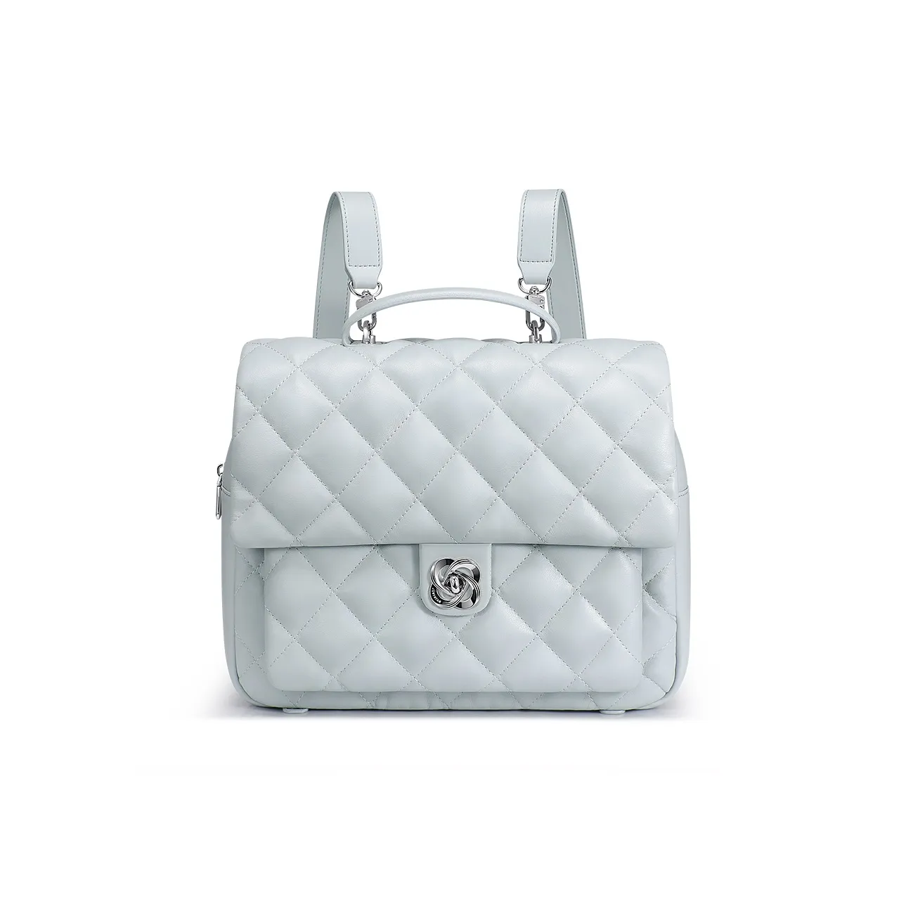 JUST STAR Синтетическая кожа Рюкзак Средний Женский Свежий синий