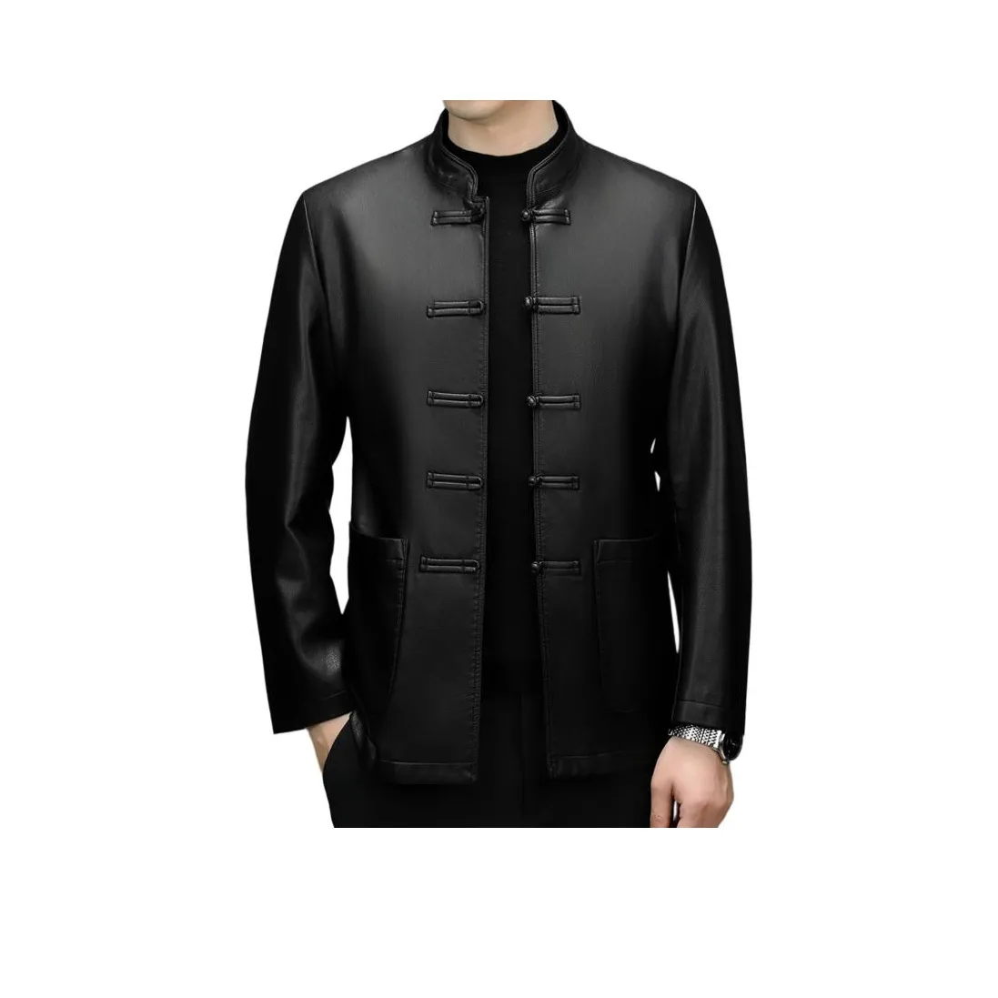 Square Man Also Stands Tall кожаная куртка мужская