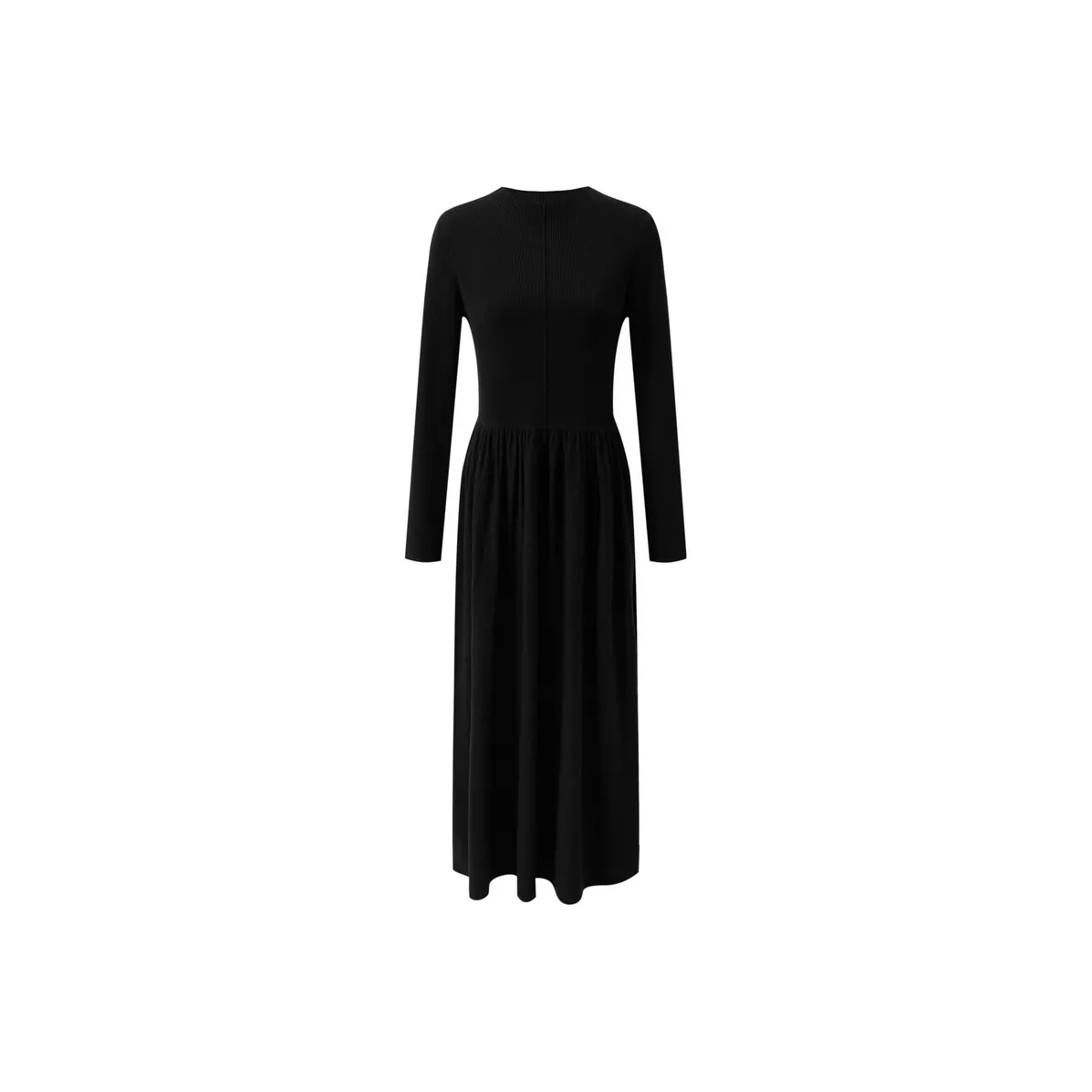 3COLOUR Длинное платье с длинными рукавами женское