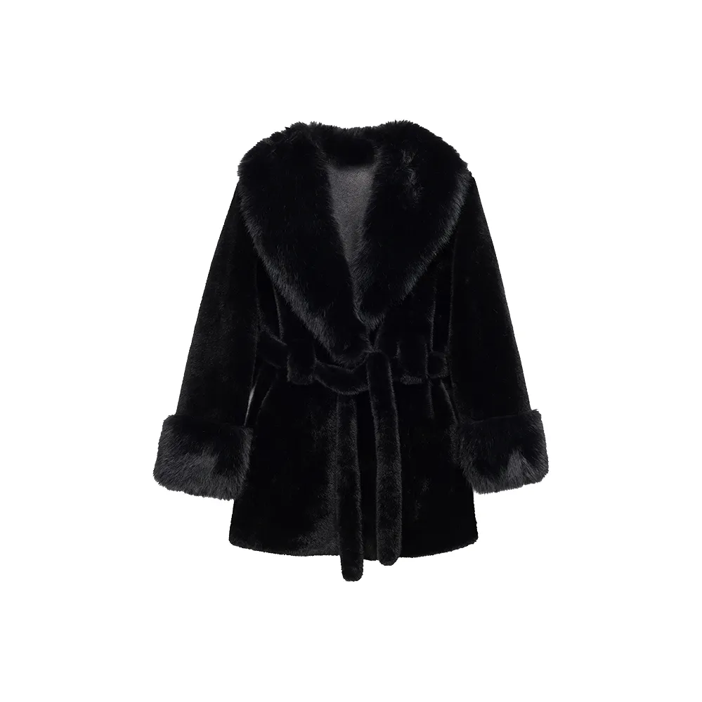 Beast King Artificial Fur Large Fur Collar Women's