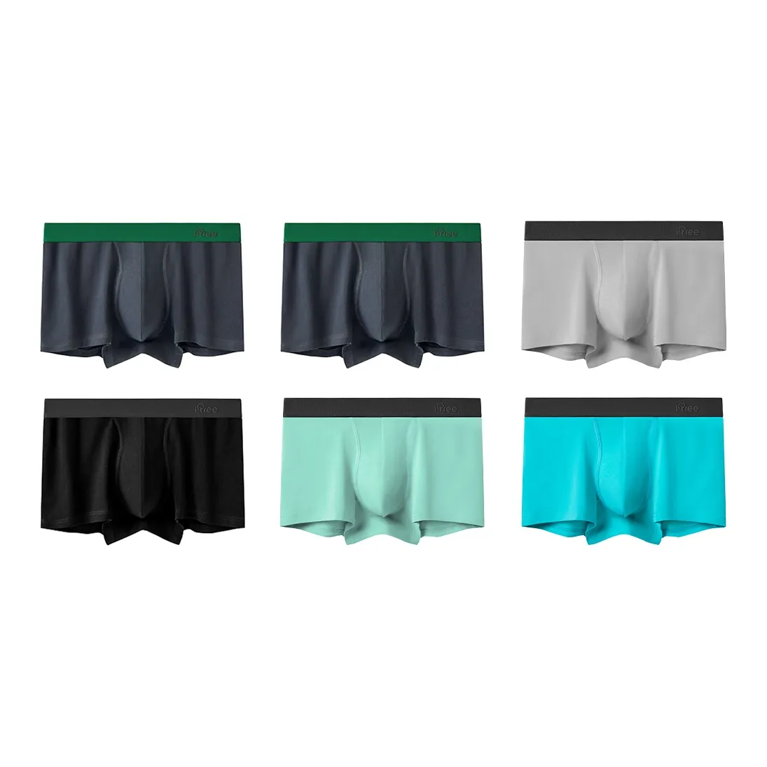 YOUKESHU Square cut Underwear Men's