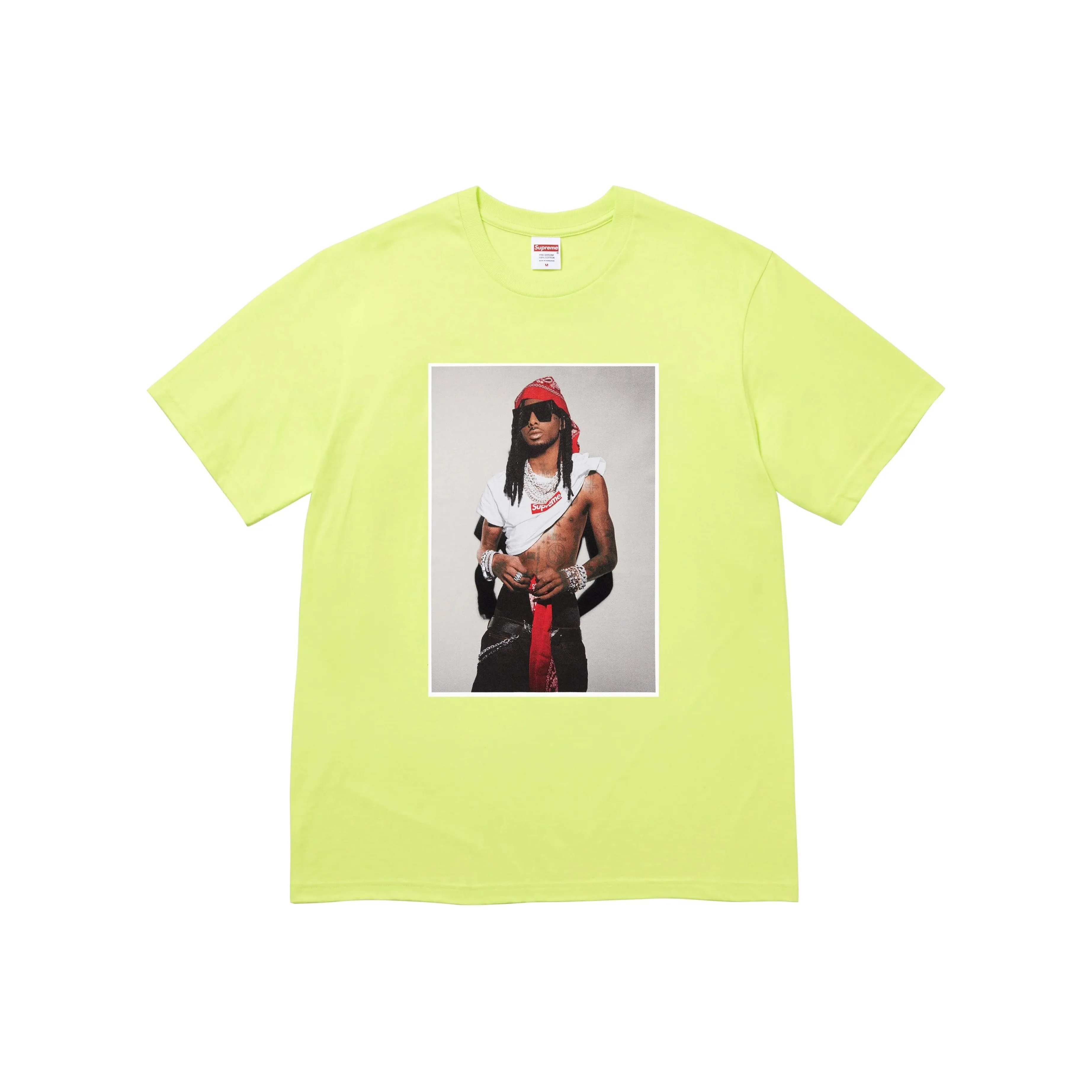 Supreme FW25 WEEK1 Playboi Carti PHOTO Tee T-Shirt Унисекс