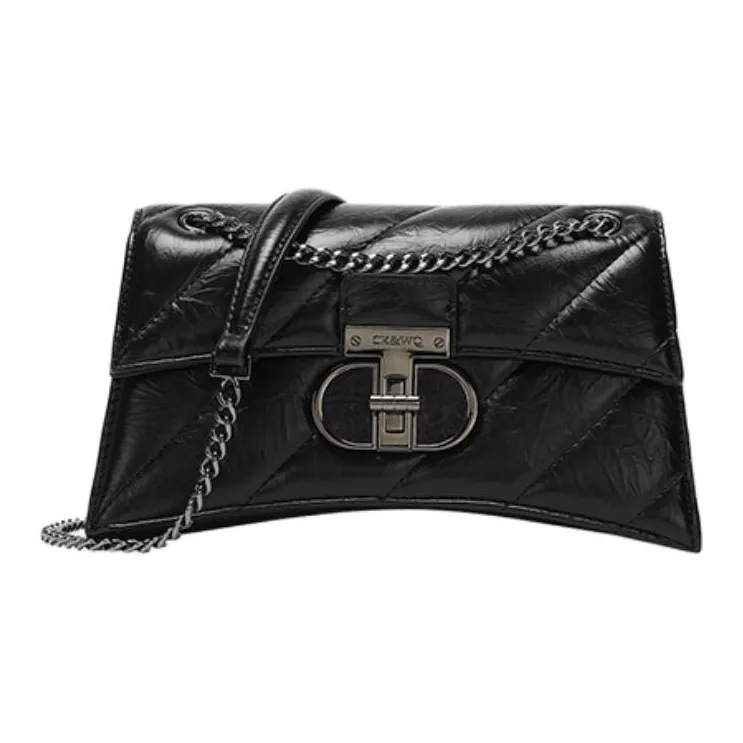 BETTINA VIVIAN ПУ (полиуретан) Сумка через плечо Сумка-годинник Сумка на плечо Стандартная Женская Черная