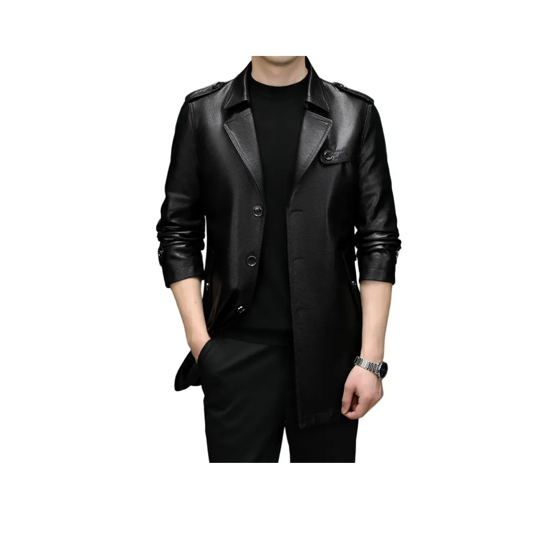 Square Man Also Stands Tall кожаная куртка мужская