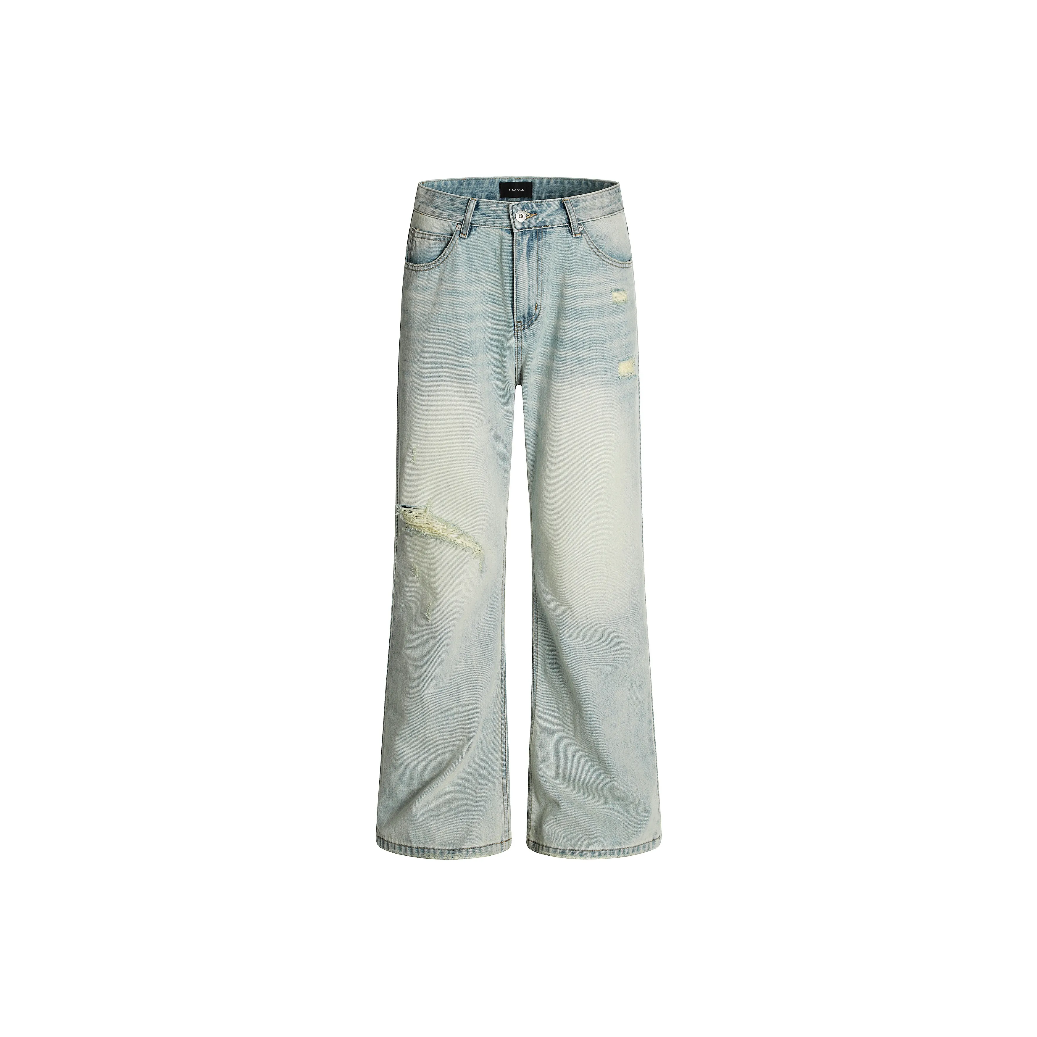 FDYZ Бирюзовые Унисекс Джинсы