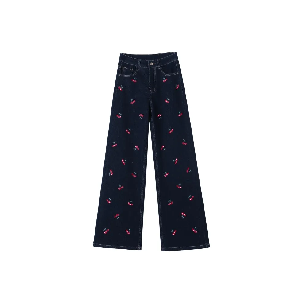 Розовые женские джинсы