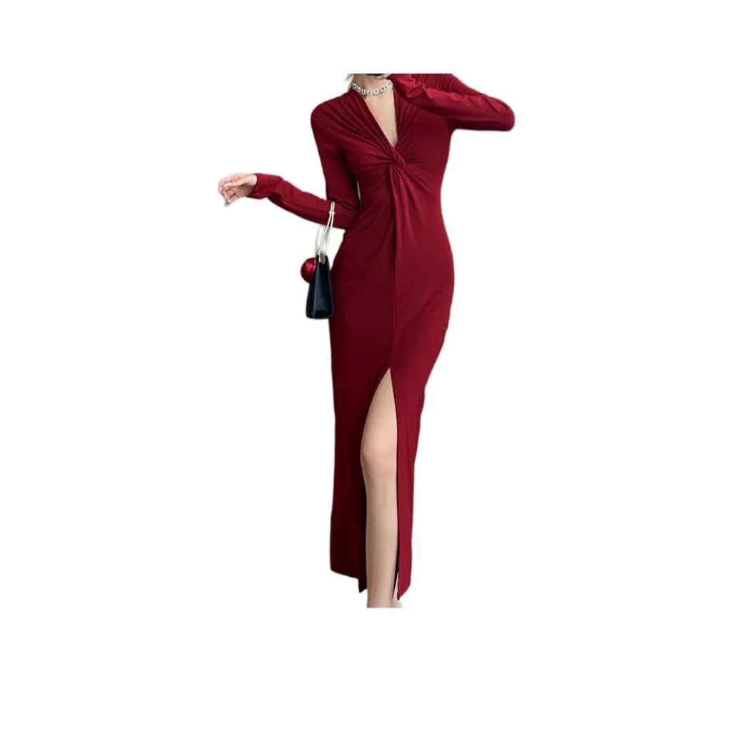 TONYBEAR Длинное платье с длинными рукавами женское