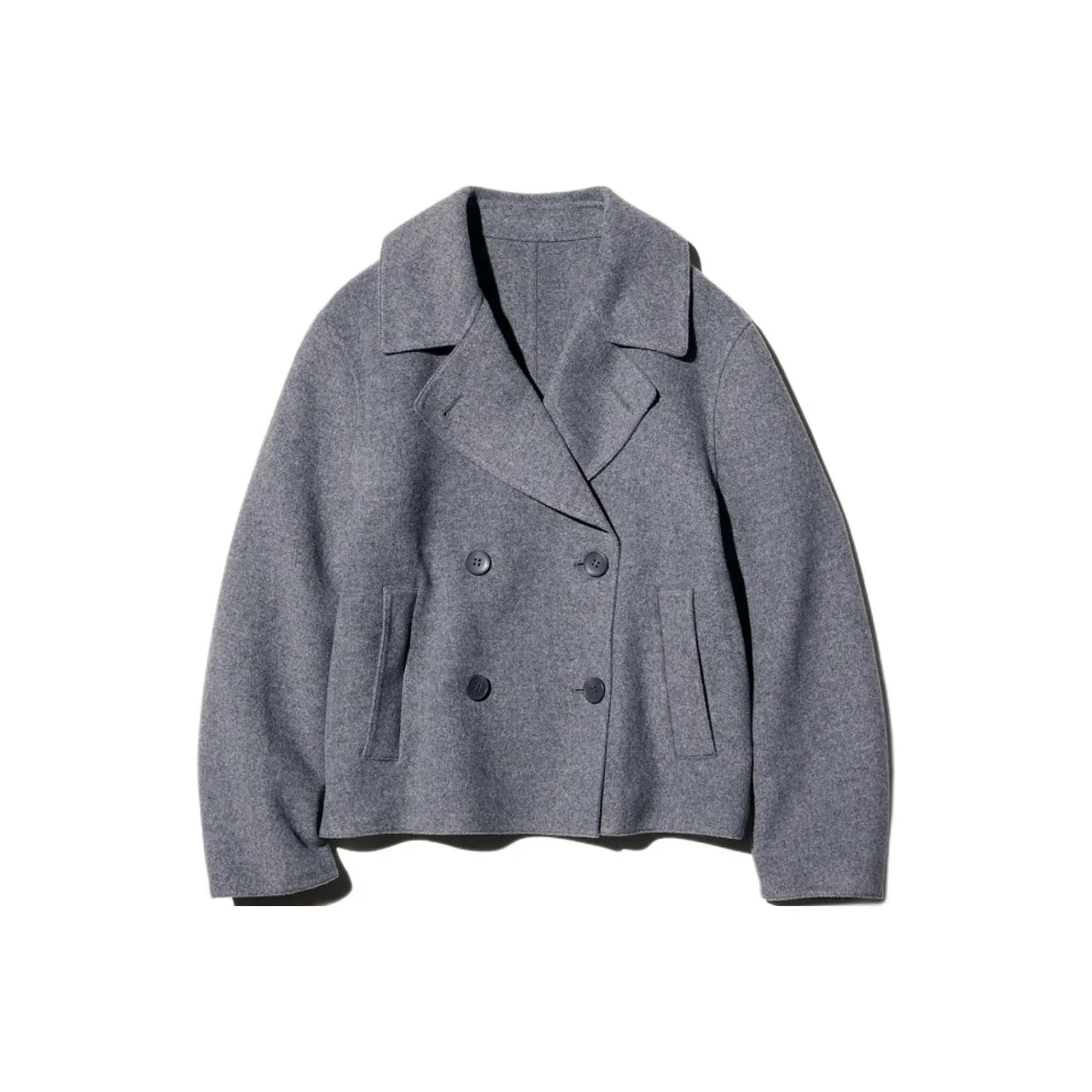 UNIQLO Свинцово-серый Женский Пальто