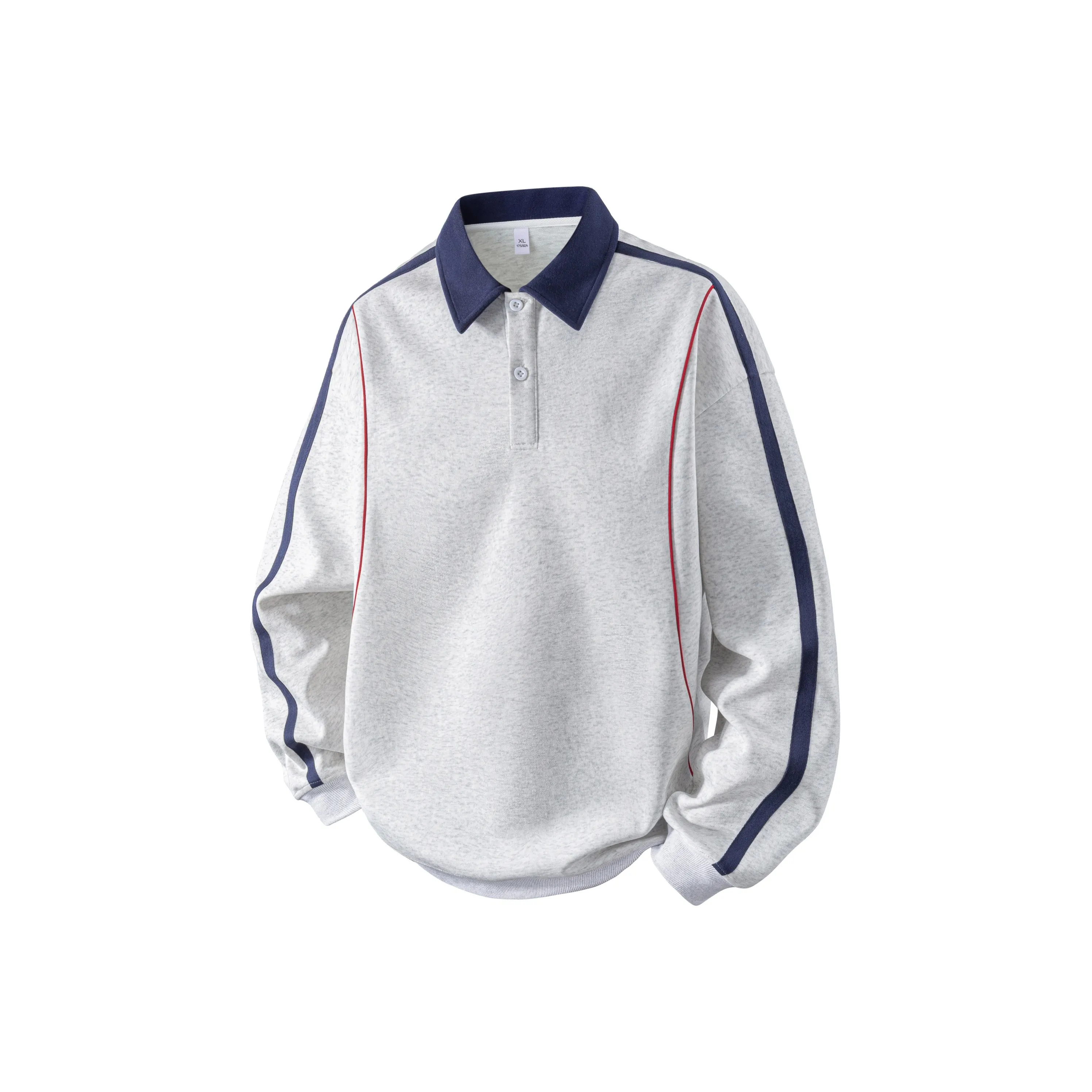 PASOK Длинный рукав Толстовка Парный Без капюшона Старшая школа Студенты Свободный крой Универсальный Модный мужчина Топ Унисекс