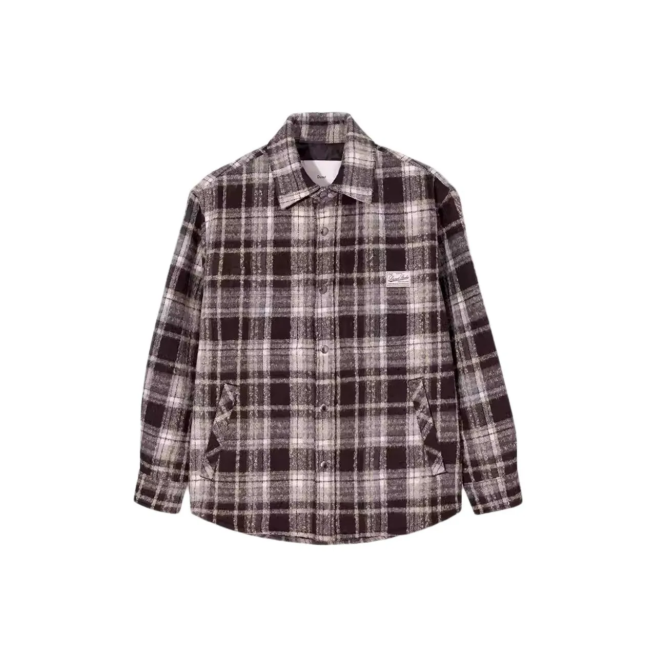 Dunst Коричневая клетка Унисекс Рубашки