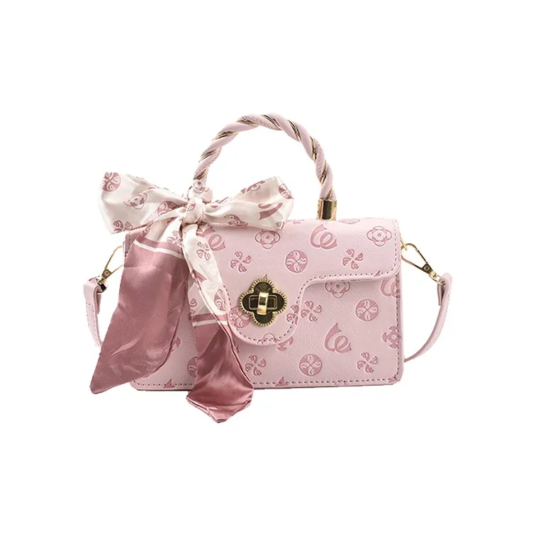 Jade En Plus PU Shoulder Bag, Crossbody Bag, Handbag Regular Women's Pink/White