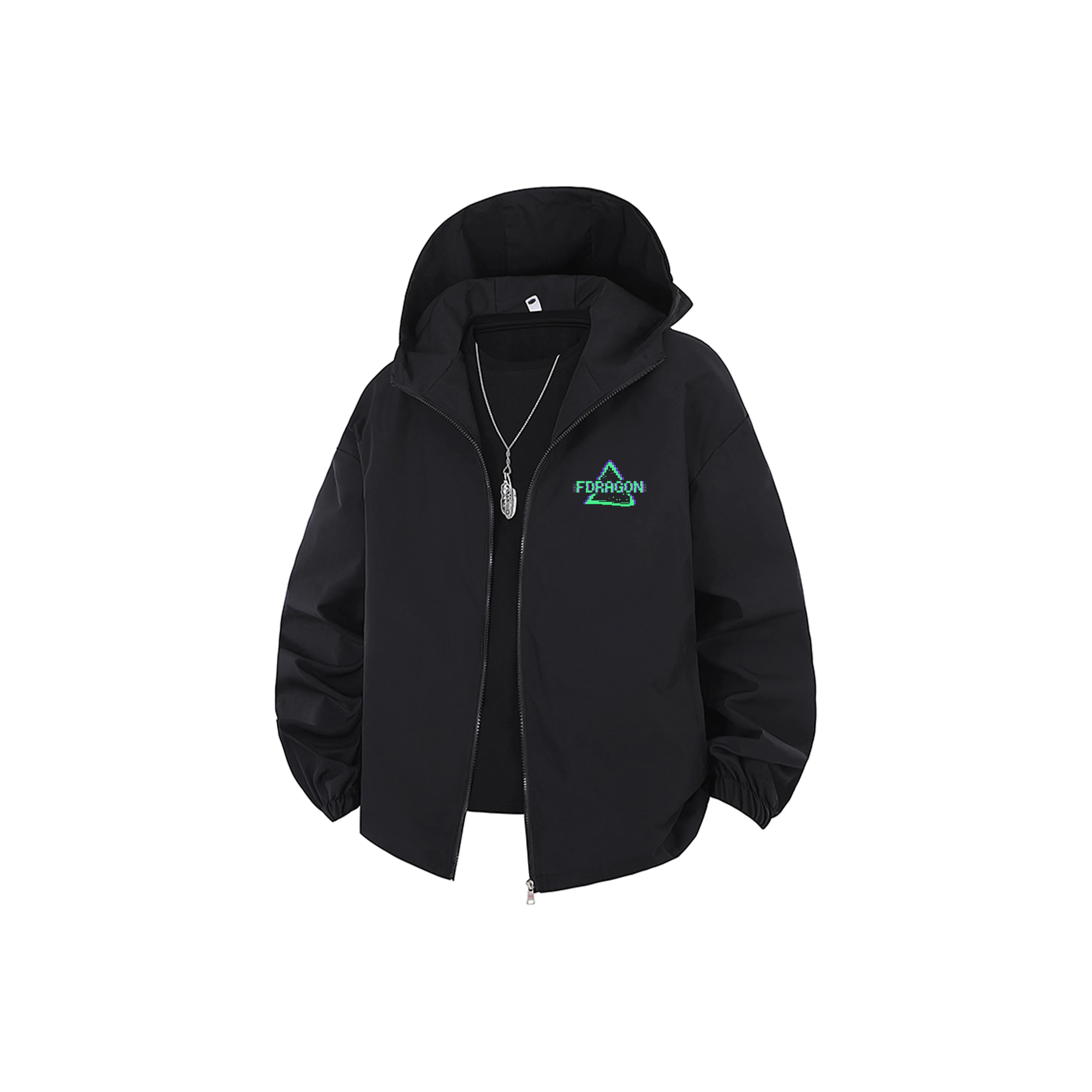 F·dragon С капюшоном Куртка Куртка Мужская