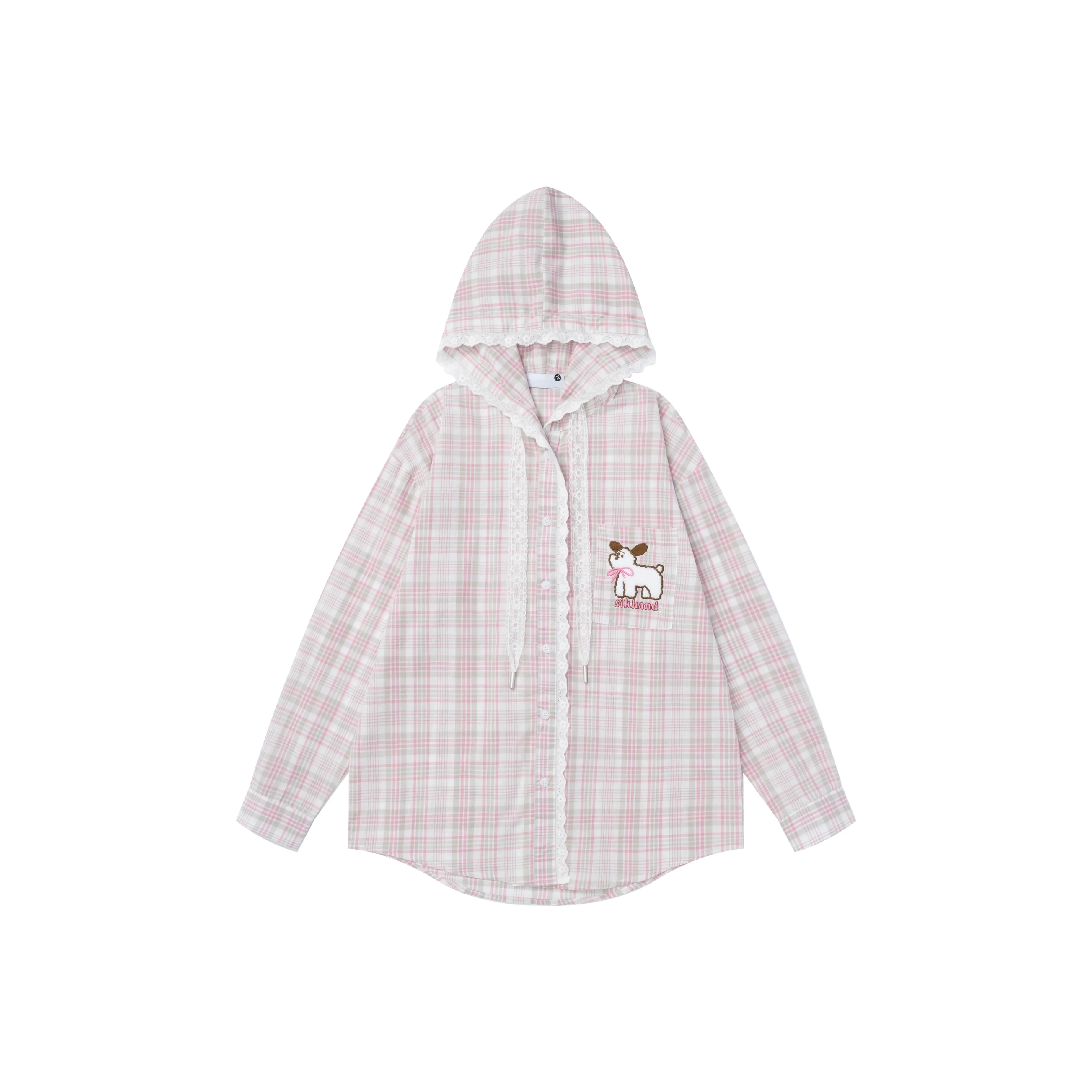 51XXHA Розовый Унисекс Рубашки