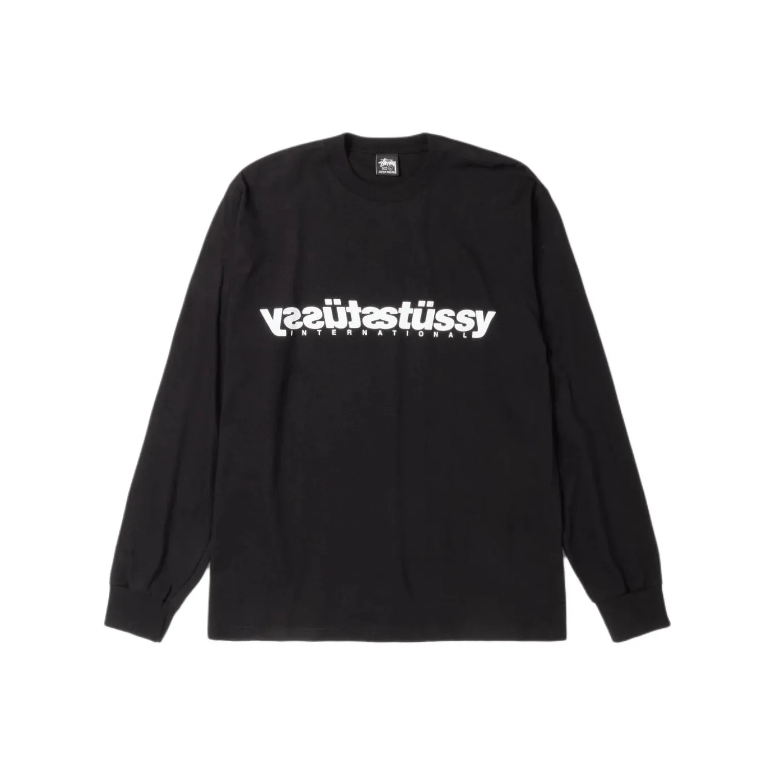 Stussy FW25 Зеркальце LS Tee T Рубашка Унисекс