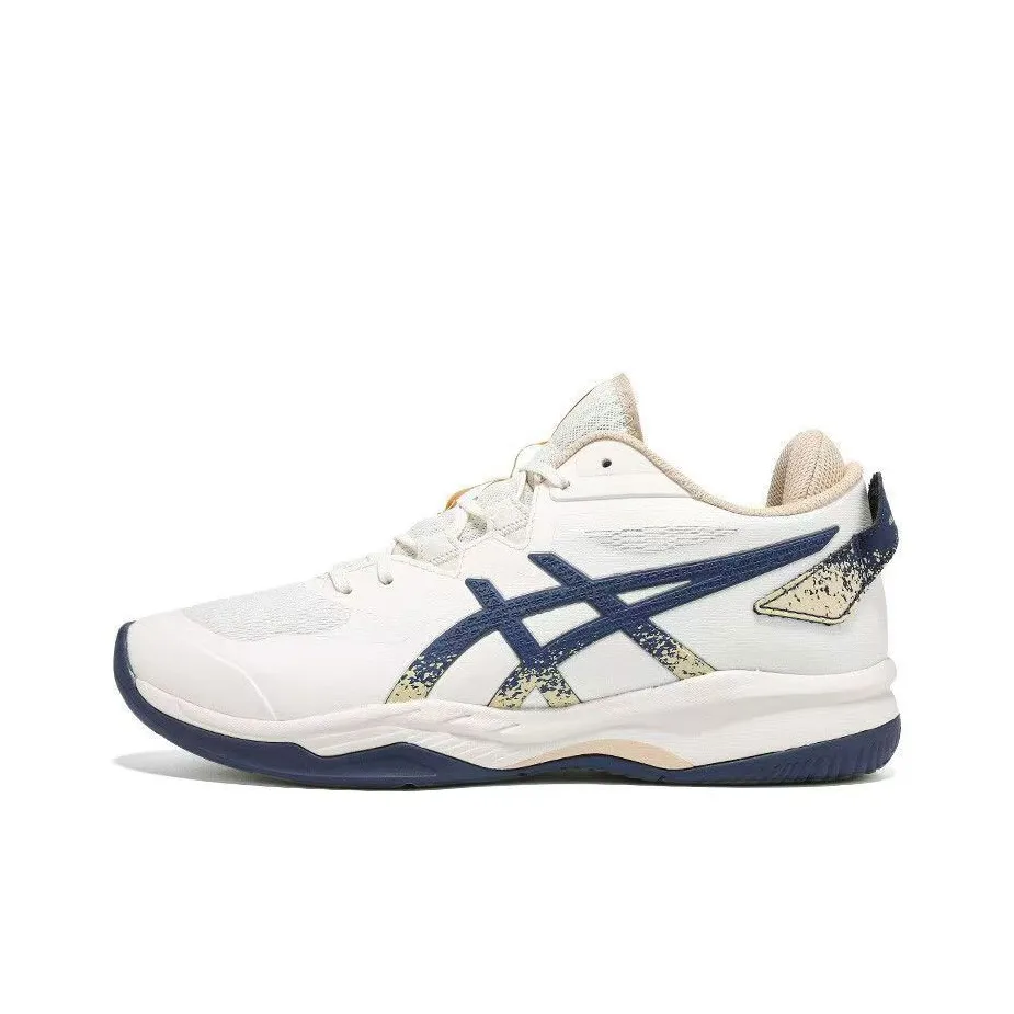 Asics GEL-FASTBLAZE Basketball Shoes Men Low-Top Beige Blue