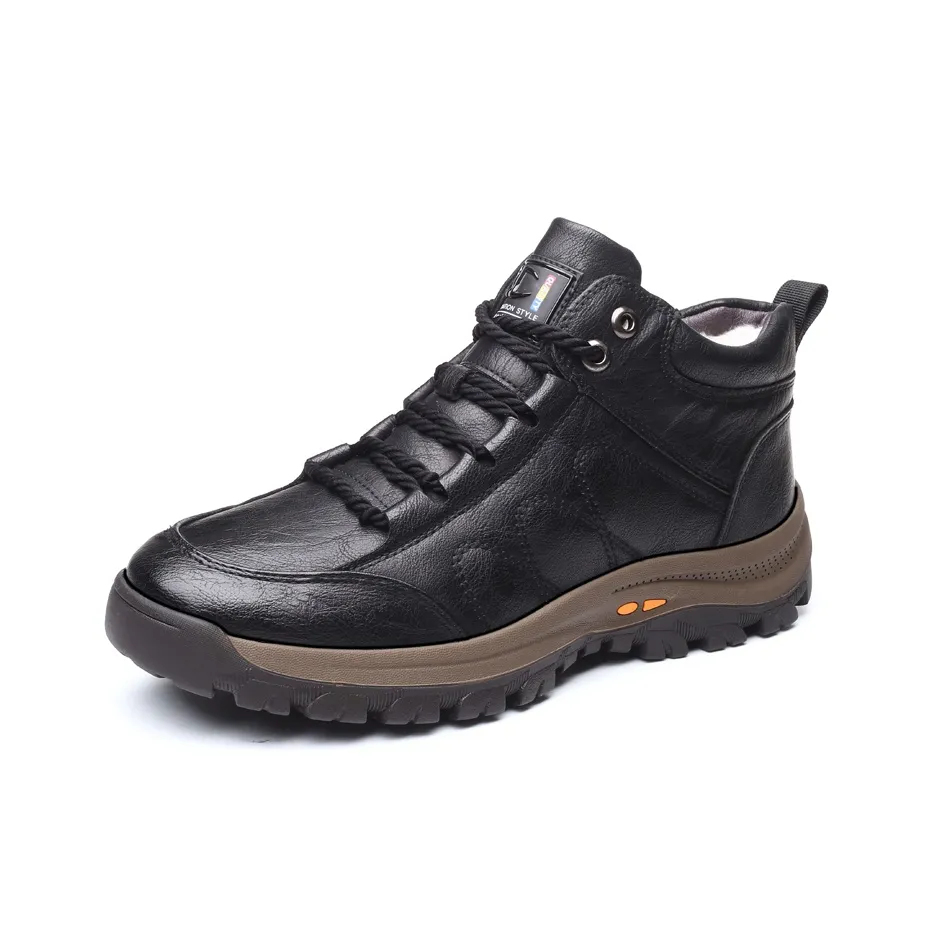 KACHILANG Мужские повседневные туфли High Top Черные Мужские