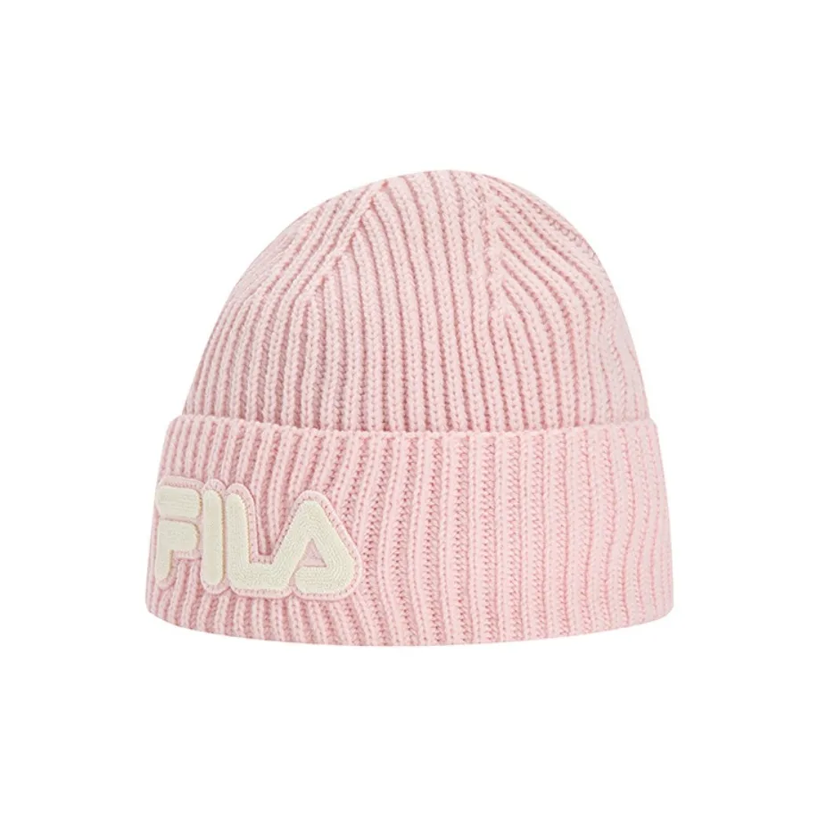 FILA ORIGINALE Акриловая овечья шерсть вязаная шапка Женская Светлый Жемчужно-розовый