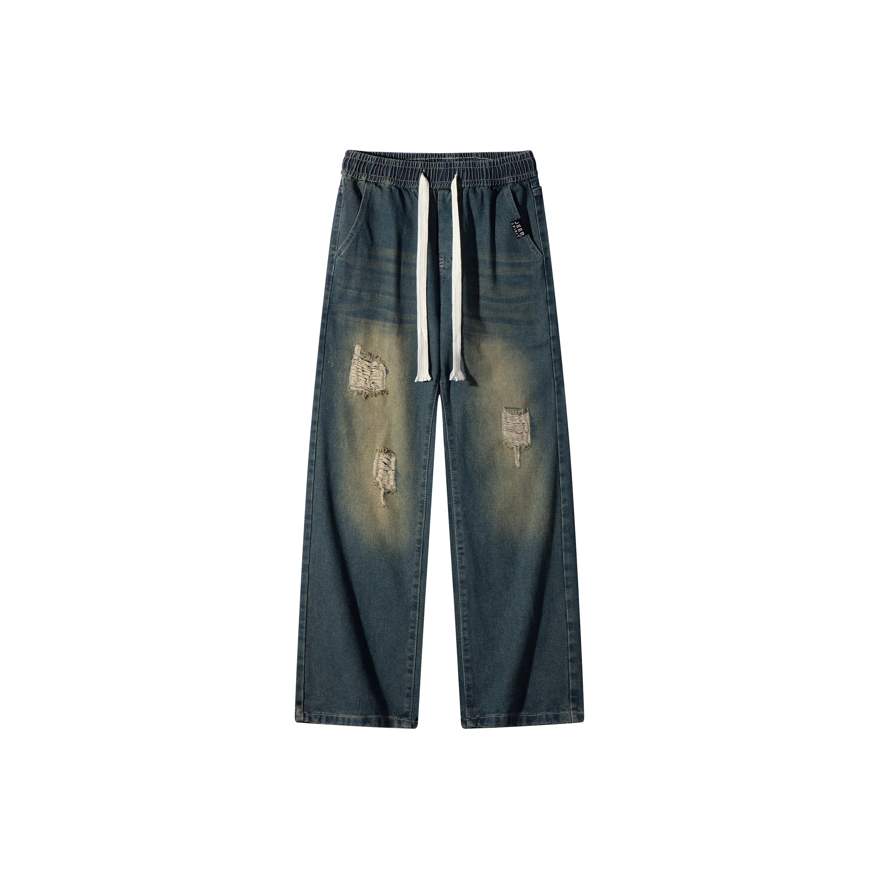 JEEP SPIRIT Ностальгический зеленый Унисекс Джинсы