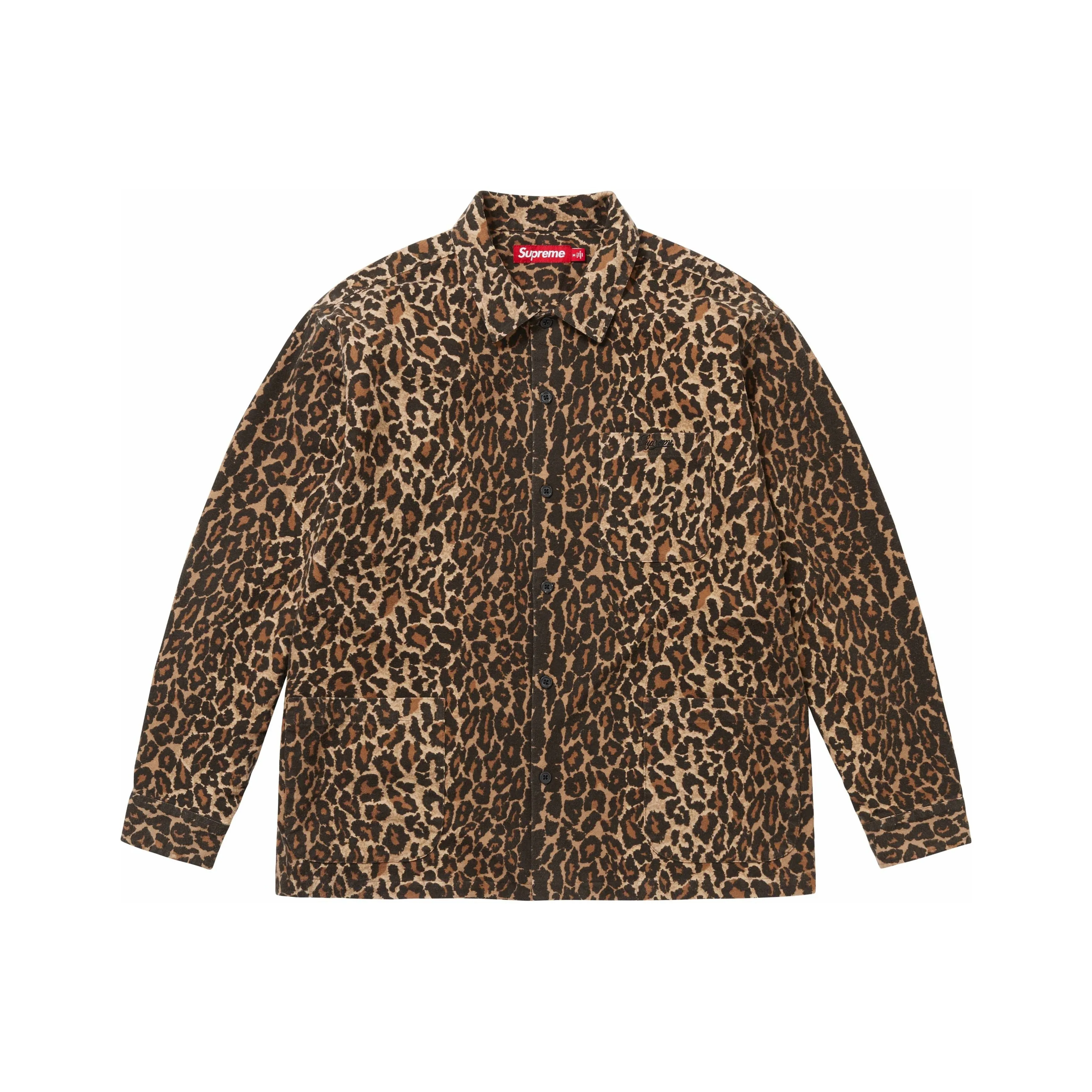 Supreme FW25 WEEK1 Фланель Пижамные Рубашки Унисекс