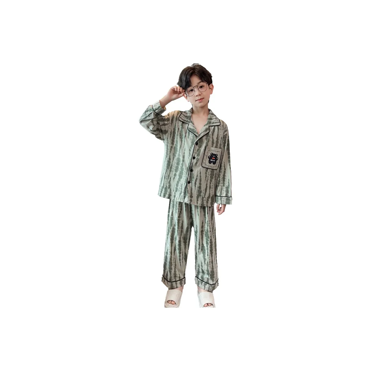 M JBABY Light Green Kids Lounge Set M JBABY Светло-зеленый комплект для детей Lounge