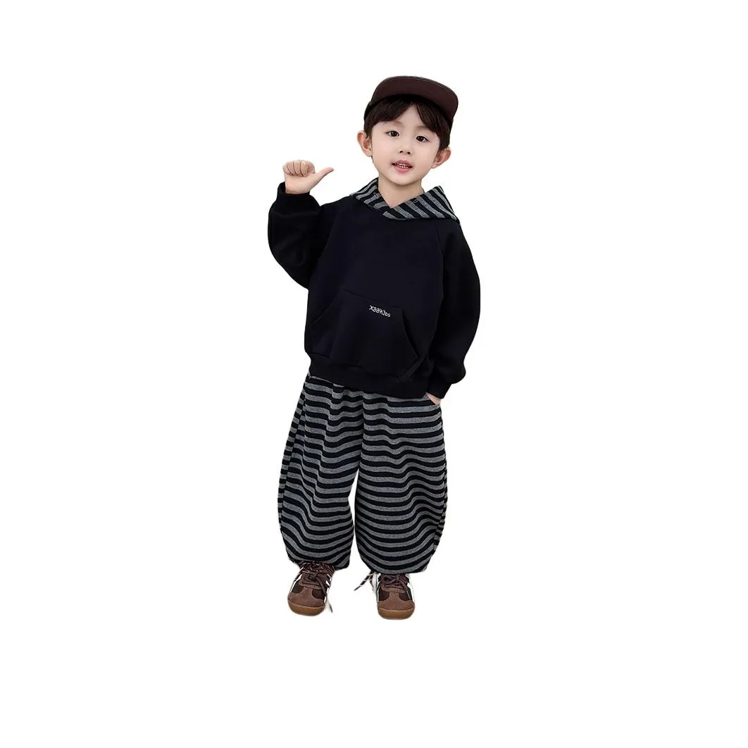 FrogPrince Черный Kids Повседневная Спортивная Одежда