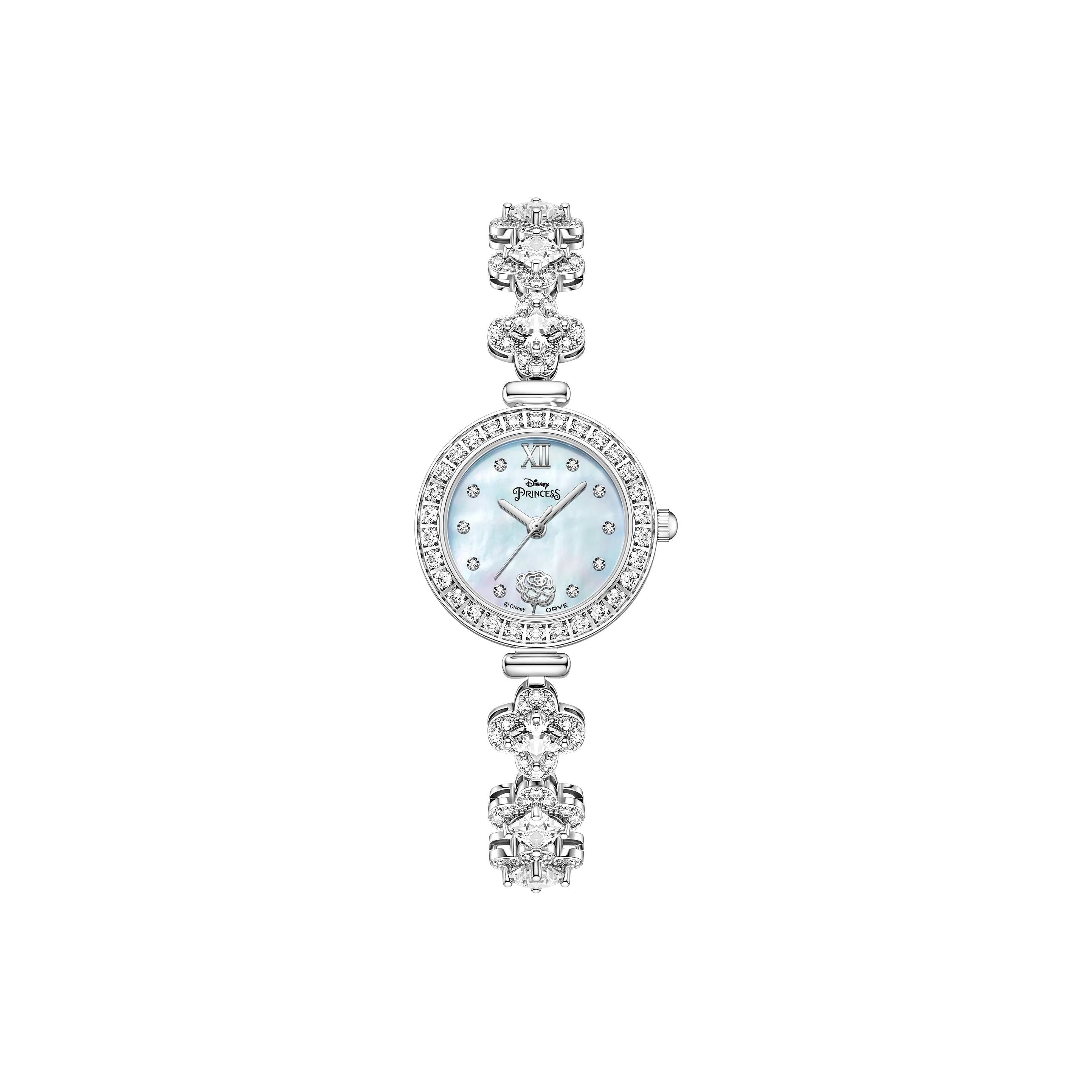 Disney Princess Monet Garden Кварцевый механизм Часы Женские Розовый циферблат