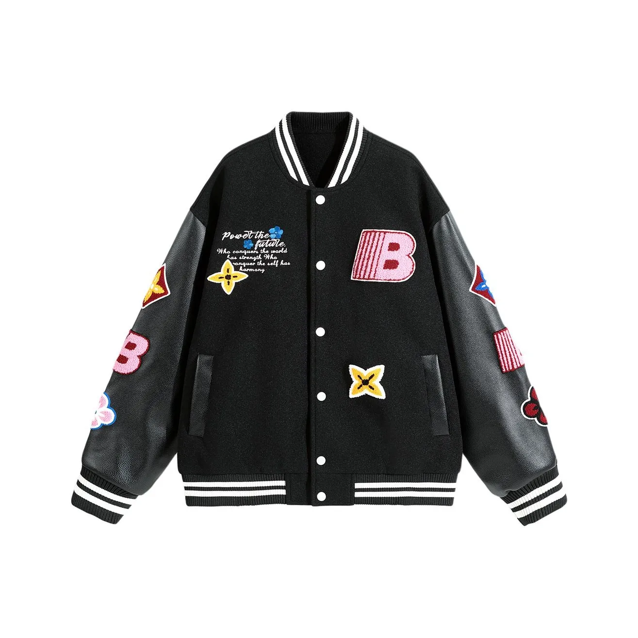 FRLMK Пара Бейсбольная куртка Унисекс