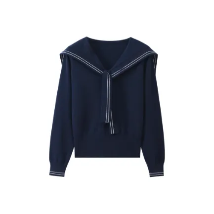 DANCANG Укороченный Длинный Рукав Трикотаж Женский