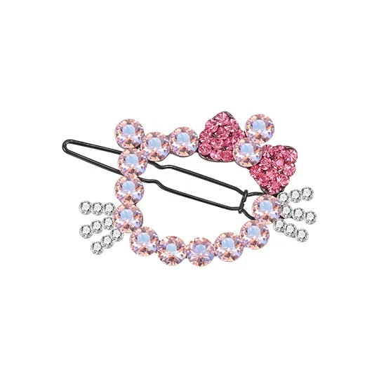 NICERURU Rhinestone Bangs BB Заколка для волос Унисекс