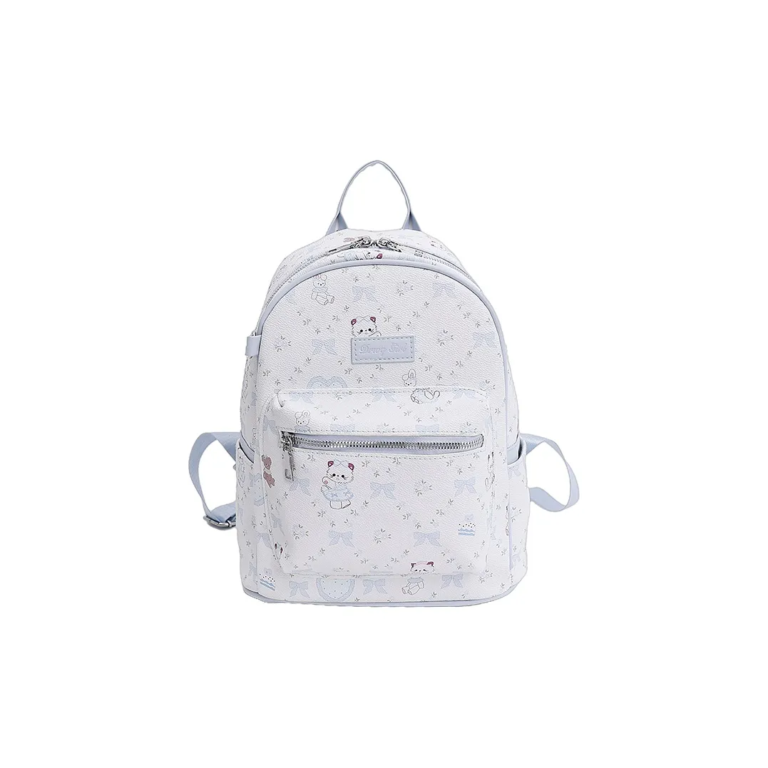 CAREELL ПУ (полиуретан) Рюкзак Стандартный Женский Небесно-синий