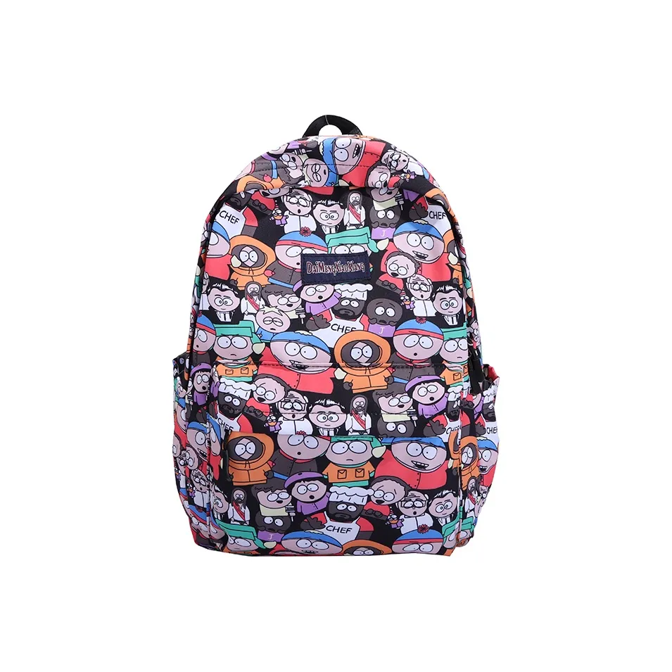 WRELS Нейлон Рюкзак Обычный Персонаж мультфильма Взрывной Письмо
