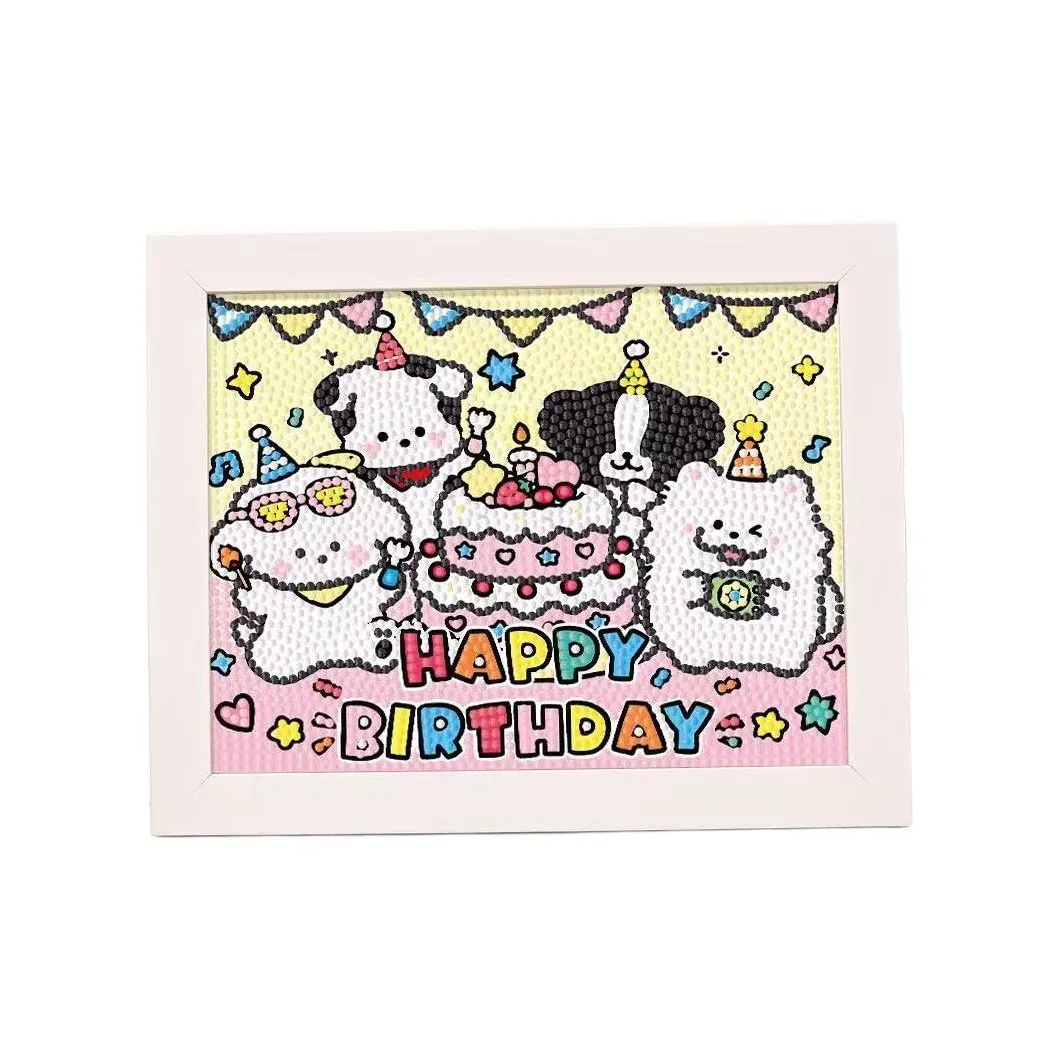 Enlightenment Высококачественный Щенок Ромб Картины Наборы для аппликаций