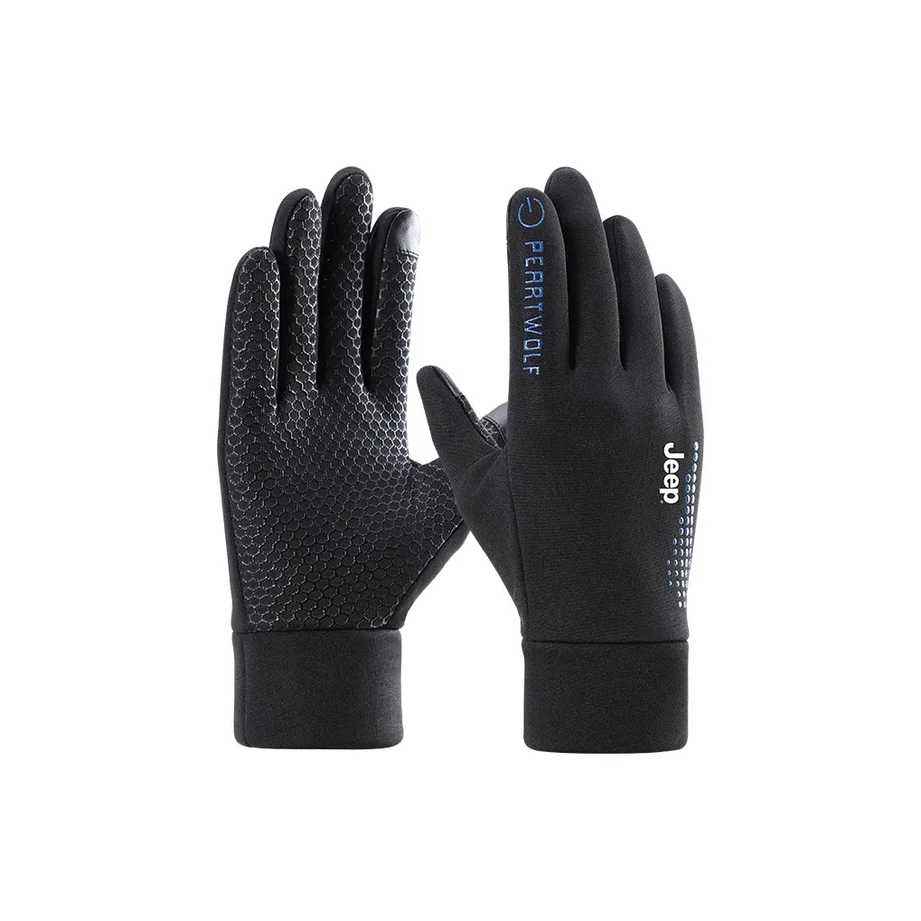 JEEP Тонкий флис теплые перчатки мужские