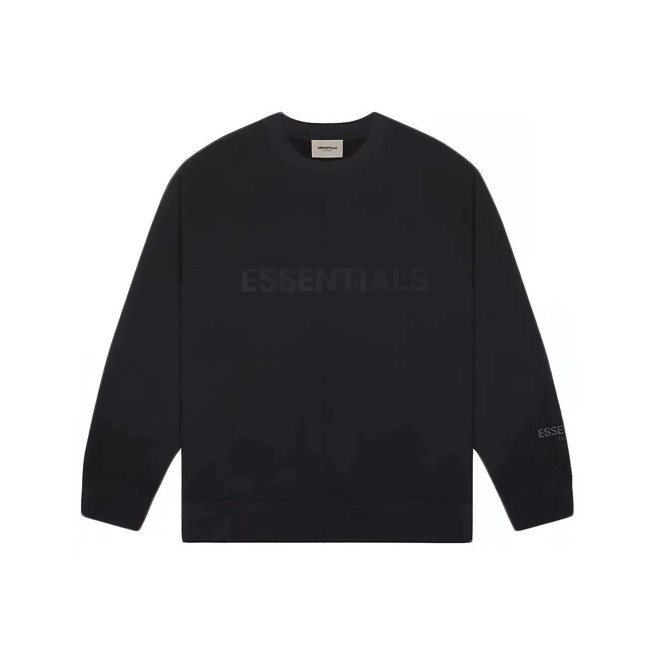 Fear Of God Essentials SS20 Длинный рукав Свитер Черный Свитшот Унисекс Черный