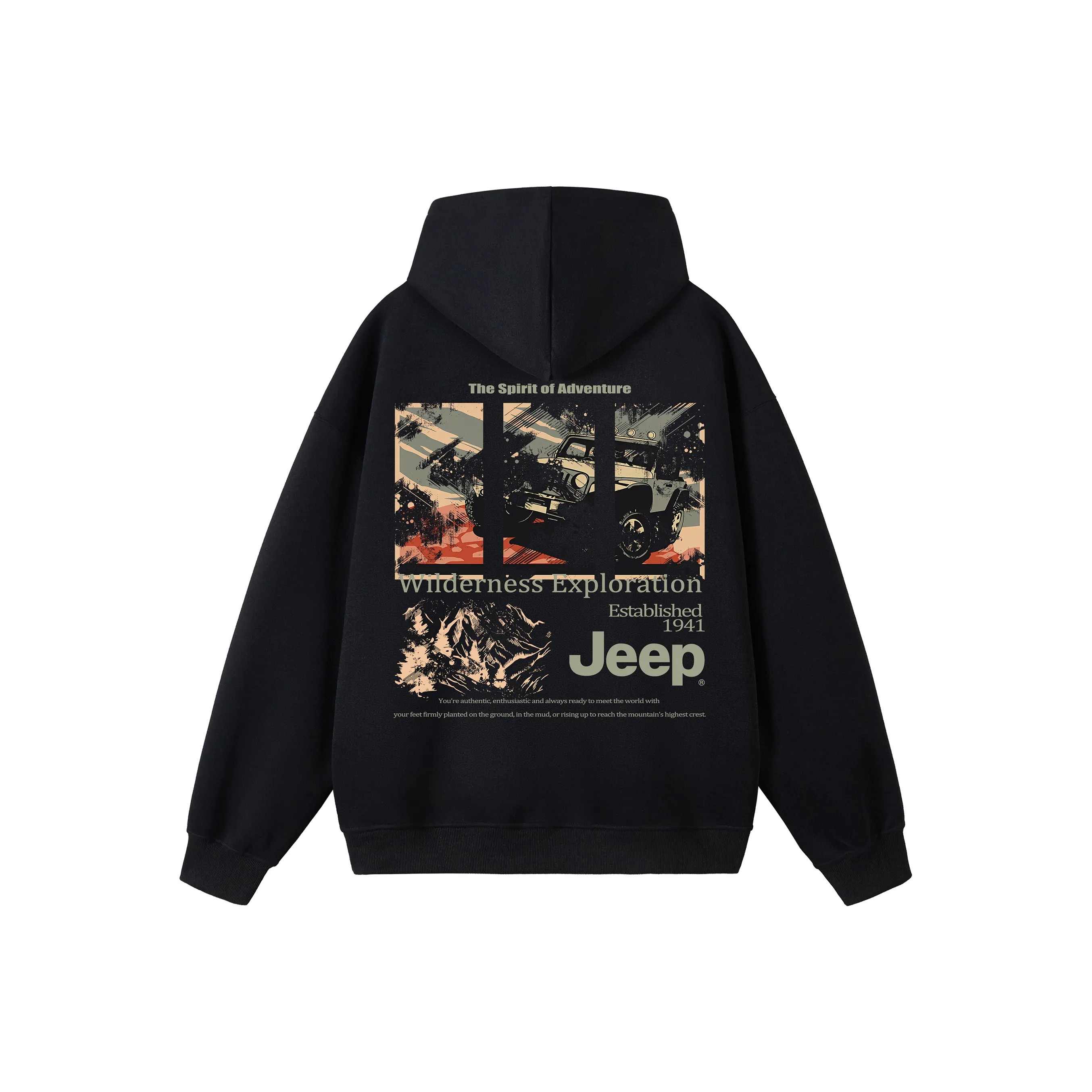 Jeep Wrangler Свитшот Унисекс