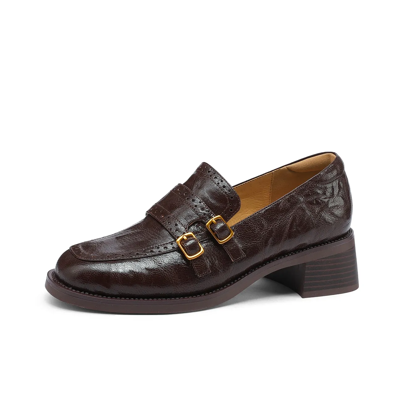 FMM 2025 Fall Минималистский стиль Slip-On Лоферы для Женщин Без подкладки Универсальные для Коммутации Deep с Палцем Женские