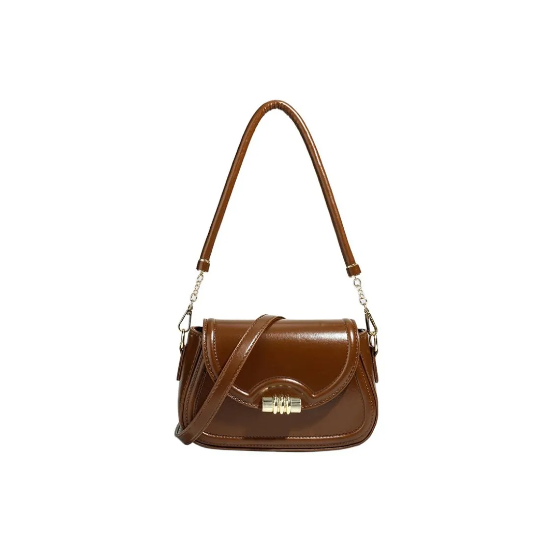 LETOO ПУ (полиуретан) Сумка через плечо Стандартная Женская Карамель Черный