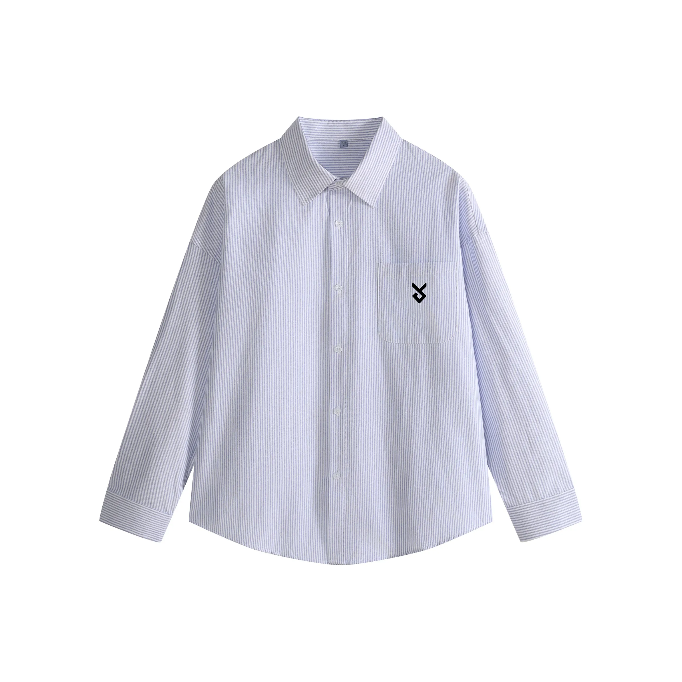 Fingercrox Early AUTUMN Многослойность Essentials Long Sleeved Рубашка Унисекс