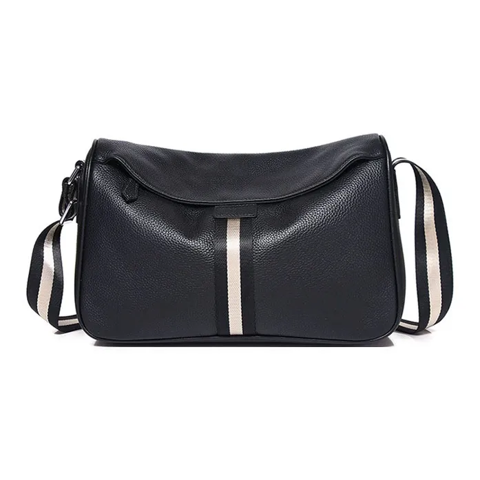 VANDEE Сумка через плечо из коровьей кожи стандартная мужская черная