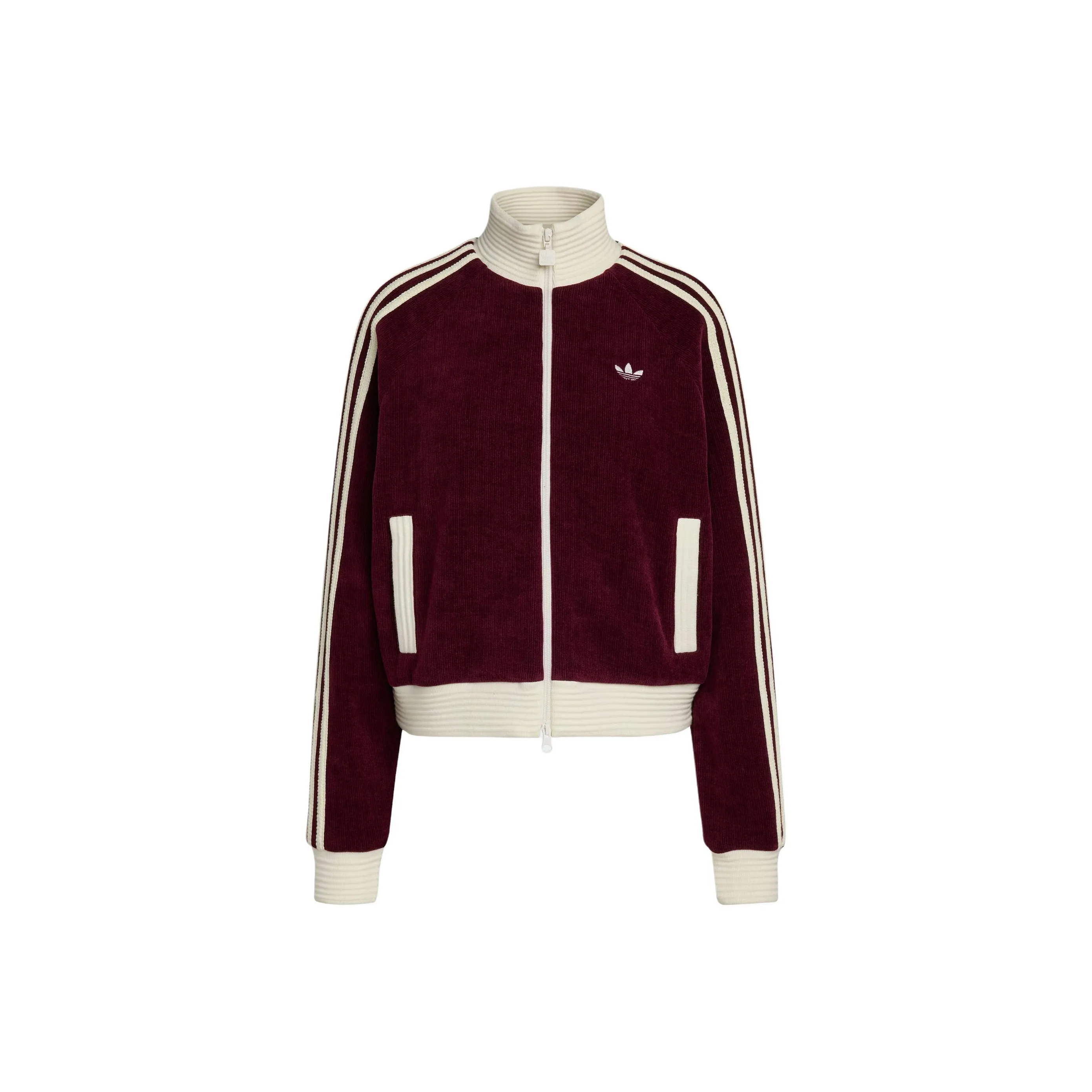 Adidas Originals TRACK TOP FW25 Велюр KNIT Куртка Женская