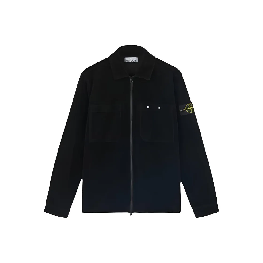 STONE ISLAND Logo Patch Corduroy Shirt Jacket