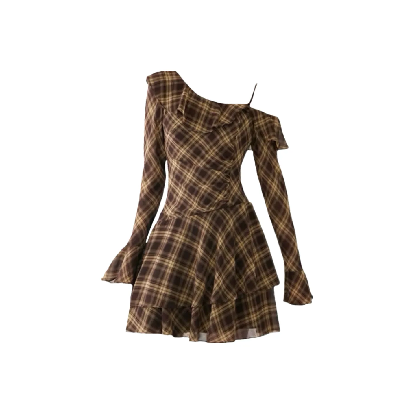 JOPPTI Длинное платье с длинными рукавами женское