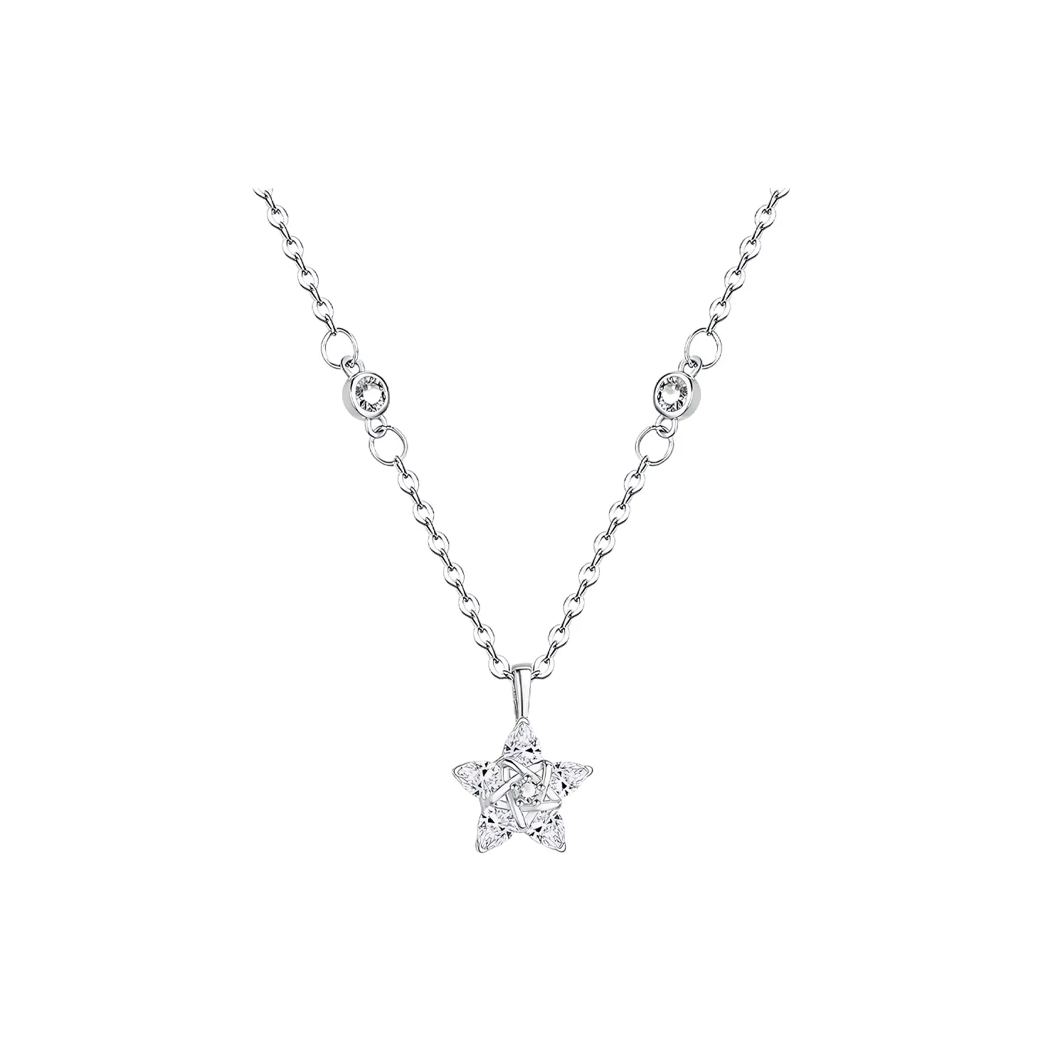 GUDS GAVE Циркон LADY Звезда Ожерелье Женское