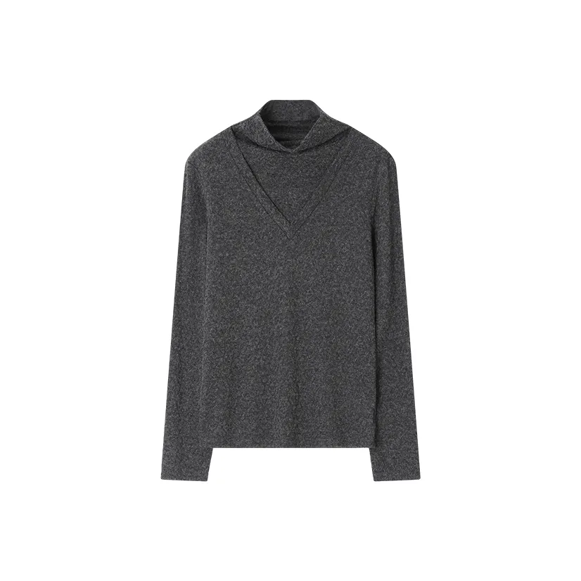 MOHANYIMEI Черный Серый Цвет Женский Трикотаж