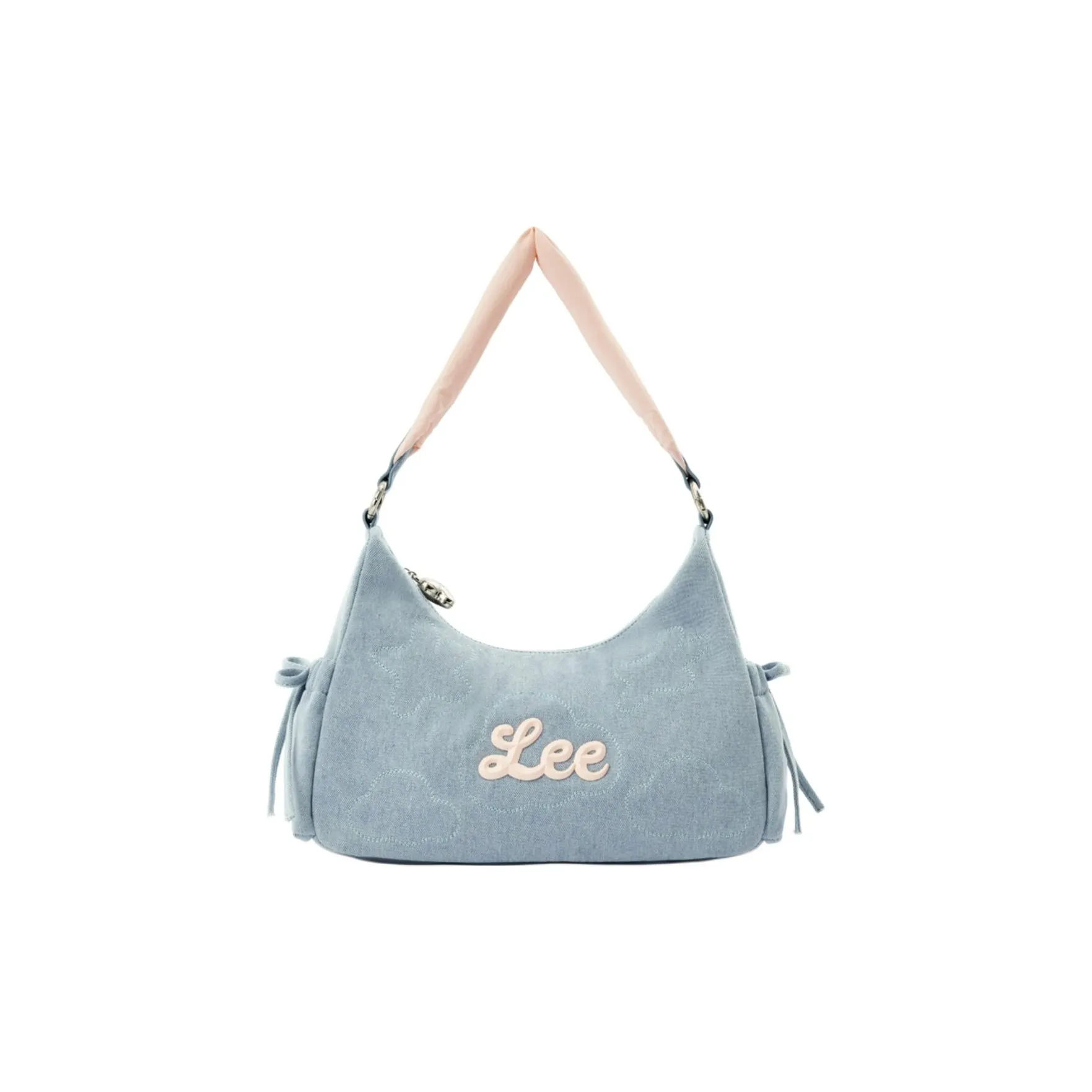 Lee Fabric Shoulder Bag Women's Light Blue & Pink