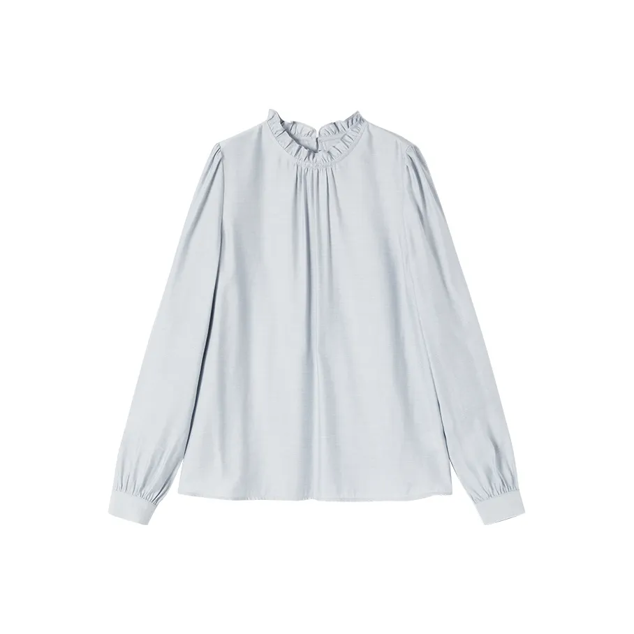 XIANGYING Морской синий Женские рубашки